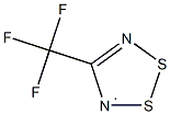 4-(trifluoromethyl)-1,2$l^{3}-dithia-3,5-diazacyclopenta-2,4-diene 구조식 이미지