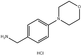 [4-(4-Morpholinyl)Benzyl]Amine Dihydrochloride(WX603173) 구조식 이미지