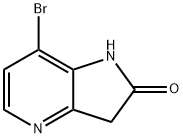 7-Bromo-4-aza-2-oxindole 구조식 이미지