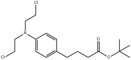 chlorambucil-tertiary butyl ester Structure