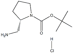 (S)-(2-Aminomethyl)-1-N-Boc-pyrrolidine HCl Structure