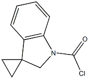 Spiro[cyclopropane-1,3-[3H]indole]-1(2H)-carbonyl chloride (9CI) Structure