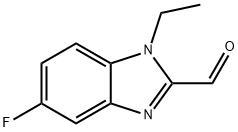 1H-Benzimidazole-2-carboxaldehyde,1-ethyl-5-fluoro-(9CI) 구조식 이미지