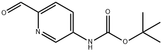 tert-Butyl 6-forMylpyridin-3-ylcarbaMate 구조식 이미지