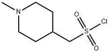 (1-methylpiperidin-4-yl)methanesulfonyl chloride(WXC09453) Structure