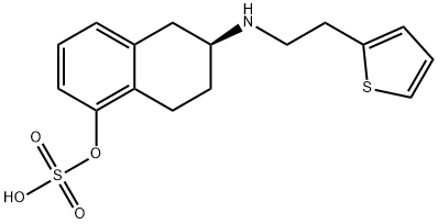 N-Despropyl Rotigotine Sulfate 구조식 이미지
