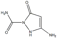 1H-Pyrazole-1-carboxamide,3-amino-5-hydroxy-(9CI) 구조식 이미지