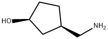 (1S,3R)-3-아미노메틸-사이클로펜탄올 구조식 이미지