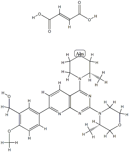 AZD8055 FuMaric acid Structure