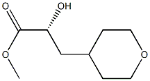 2-Hydroxy-3-(tetrahydro-pyran-4-yl)-propionic acid Methyl ester Structure