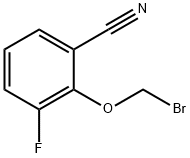 2-Bromomethoxy-3-fluorobenzonitrile 구조식 이미지