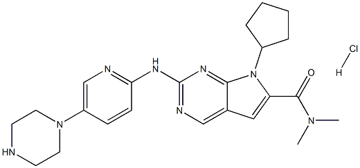 LEE011 (hydrochloride) 구조식 이미지