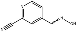 2-Pyridinecarbonitrile,4-[(hydroxyimino)methyl]-(9CI) Structure