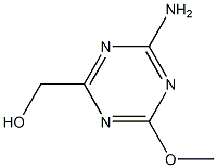 1,3,5-Triazine-2-methanol,4-amino-6-methoxy-(9CI) Structure