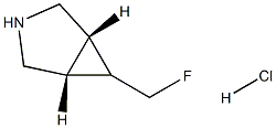Meso-(1R,5S,6R)-6-(Fluoromethyl)-3-Azabicyclo[3.1.0]Hexane Hydrochloride(WX111219S1) Structure