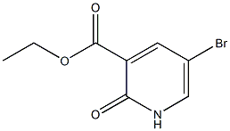 Ethyl 5-bromo-2-oxo-1,2-dihydropyridine-3-carboxylate 구조식 이미지