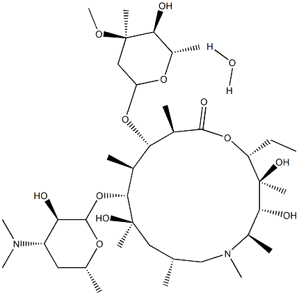 Azithromycin Monohydrate Structure