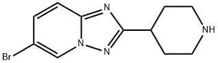 6-Bromo-2-(Piperidin-4-Yl)-[1,2,4]Triazolo[1,5-A]Pyridine(WX165003) Structure