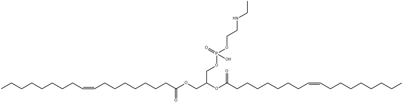 N-ethyl-1,2-dioleoylphosphatidylethanolamine Structure