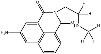 Na€-Desmethyl Amonafide-d5 Structure