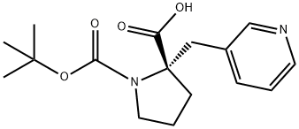 (Tert-Butoxy)Carbonyl (S)-Alpha-(3-Pyridinylmethyl)-Pro Structure