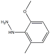 IUPAC NaMe = (2-Methoxy-6-Methylphenyl)hydrazine Structure