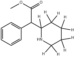 메틸페니데이트-D9 구조식 이미지