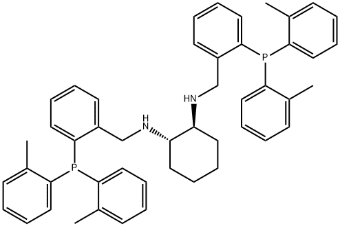 (1S,2S)-N,N-Bis[2-(di-p-tolylphosphino)benzyl]cyclohexane-1,2-diamine Structure