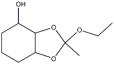 1,3-Benzodioxol-4-ol,2-ethoxyhexahydro-2-methyl-(9CI) 구조식 이미지