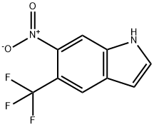 6-nitro-5-(trifluoroMethyl)-1H-indole Structure