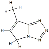 5H-Pyrrolotetrazole,7-methyl-(9CI) Structure