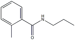 2-methyl-N-propylbenzamide Structure