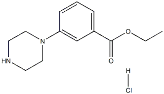 ethyl 3-(piperazin-1-yl)benzoate hydrochloride Structure