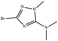 3-bromo-N,N,1-trimethyl-1H-1,2,4-triazol-5-amine(SALTDATA: 1.5HCl) 구조식 이미지