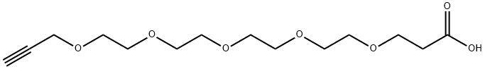 Acetylene-PEG5-acid 구조식 이미지