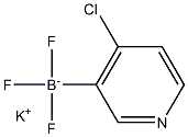 Potassium (4-chloropyridin-3-yl)trifluoroborate 구조식 이미지