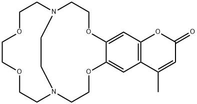 6,7-(4-methyl)coumaro-(2.2.2)cryptand Structure