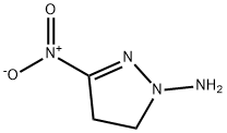 1H-Pyrazol-1-amine,4,5-dihydro-3-nitro-(9CI) Structure