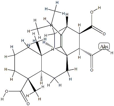 (4alpha,8alpha,12alpha,13R,14S)-16-isopropyl-17,19-dinoratis-15-ene-4,13,14-tricarboxylic acid  구조식 이미지