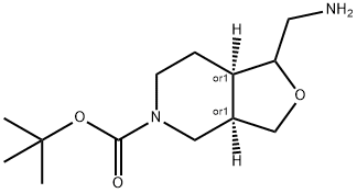 Cis-Tert-Butyl 1-(Aminomethyl)Hexahydrofuro[3,4-C]Pyridine-5(3H)-Carboxylate(WX111174) Structure