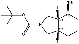 Racemic-(3aR,4S,7aS)-tert-butyl 4-aminohexahydro-1H-isoindole-2(3H)-carboxylate Structure