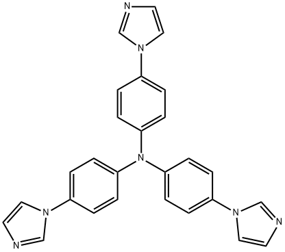 Tris[4-(1H-imidazol-1-yl)-phenyl]amine Structure