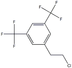 1-(2-chloroethyl)-3,5-bis(trifluoromethyl)benzene Structure