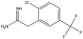 2-(2-chloro-5-(trifluoromethyl)phenyl)acetamidine Structure