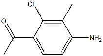 1-(4-Amino-2-chloro-3-methyl-phenyl)-ethanone Structure