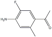 1-(4-Amino-5-fluoro-2-methyl-phenyl)-ethanone Structure