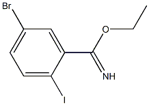 ethyl 5-bromo-2-iodobenzimidate Structure