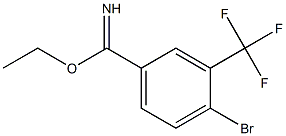 ethyl 4-bromo-3-(trifluoromethyl)benzimidate Structure