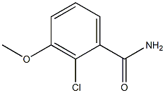 2-chloro-3-methoxybenzamide Structure