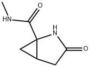 2-Azabicyclo[3.1.0]hexane-1-carboxamide,N-methyl-3-oxo-(9CI) 구조식 이미지